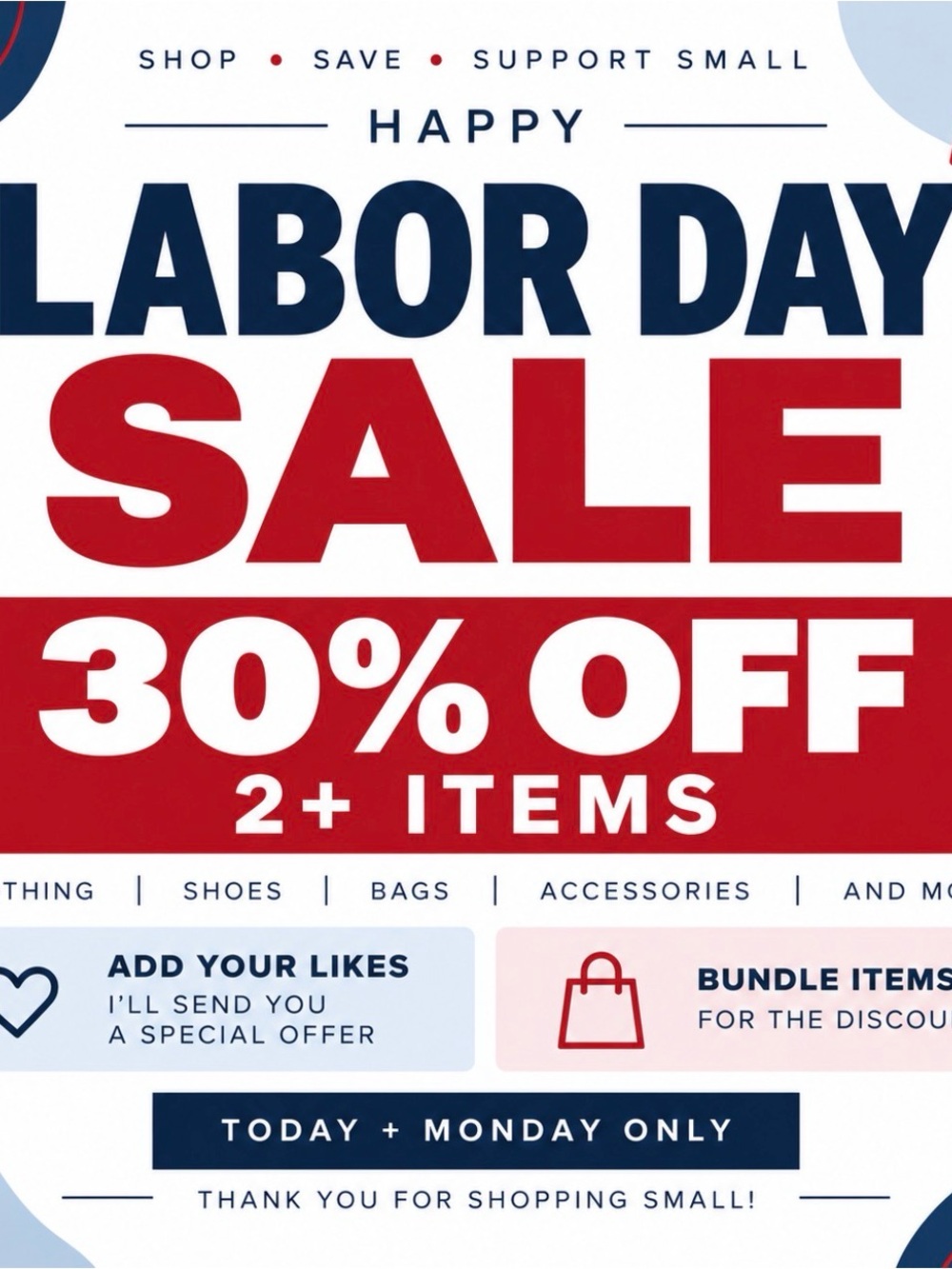 Labor Day Sale